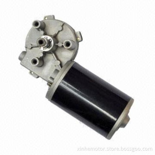 12V 350W DC Worm Gear Motor, Used in Rolling Gates, 10Nm